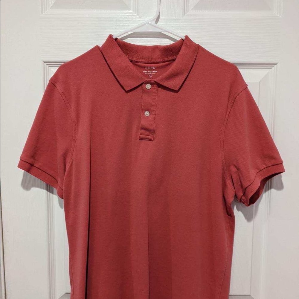 J.Crew Salmon Flex Polo